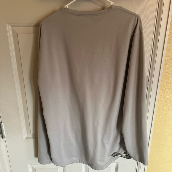 Men’s Henley Drop-Cut Long Sleeve: LUX size XL - Picture 3 of 3